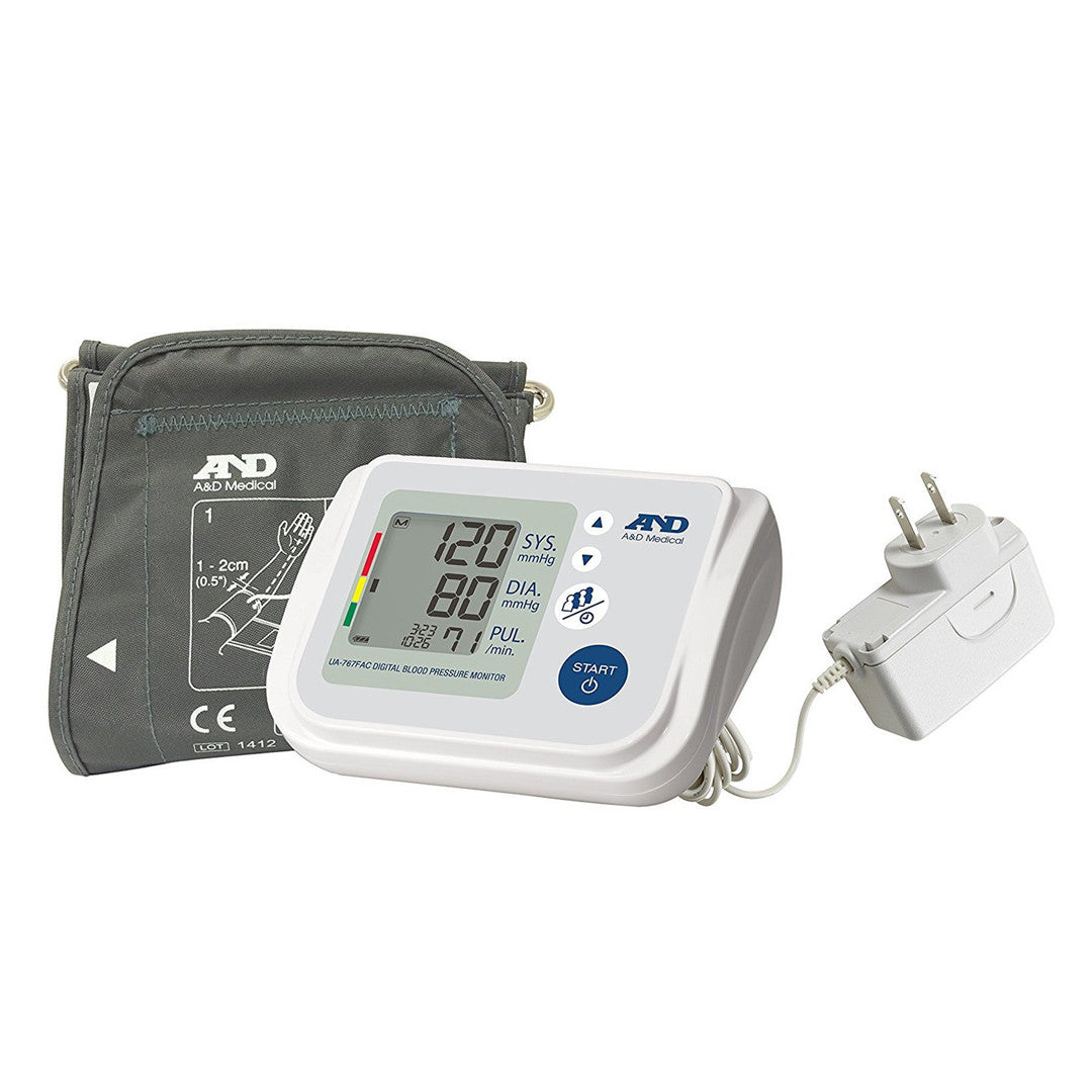 A&D Multi-user Upper Arm Automatic BP Monitor With Accufit Plus Wide Range Cuff