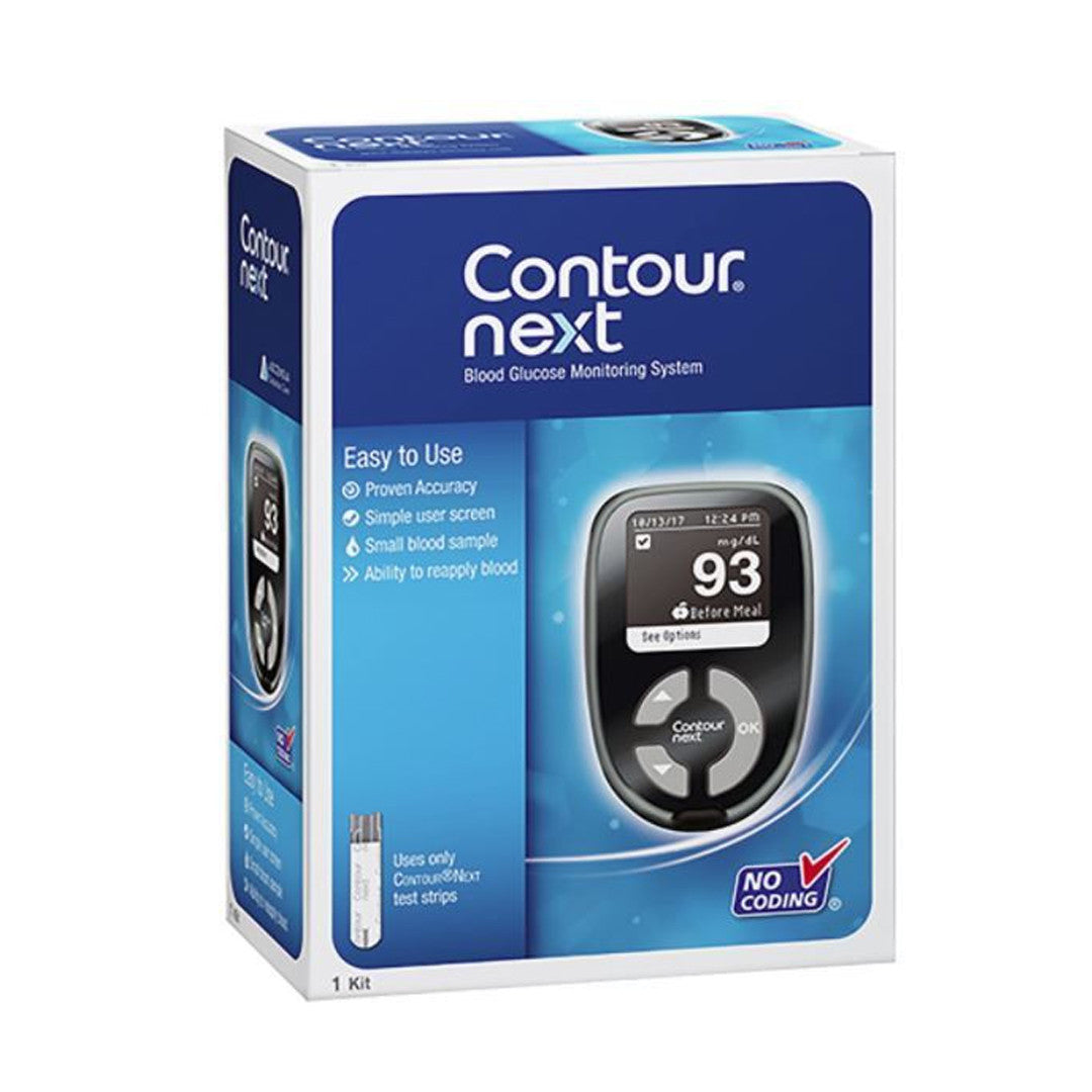 Ascensia Bayer Contour Next Meter Kit For Glucose Care