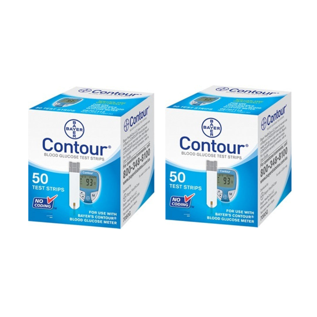 Ascensia Bayer Contour Meter [+] Contour 100 Test Strips For Glucose Care