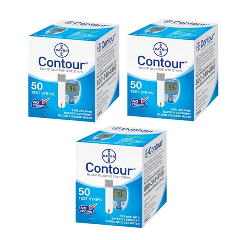 Ascensia Bayer Contour 150 Test Strips For Glucose Care