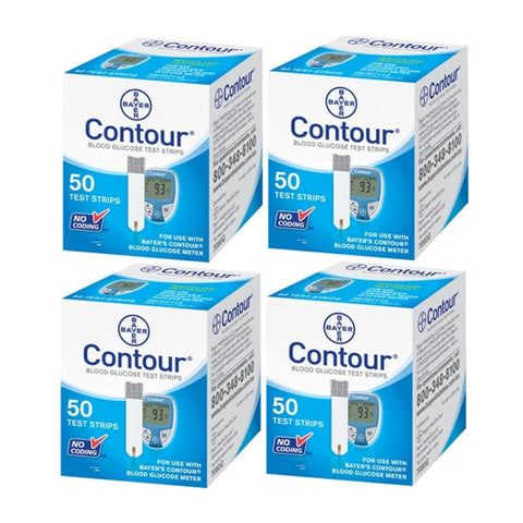 Ascensia Bayer Contour 200 Test Strips For Glucose Care