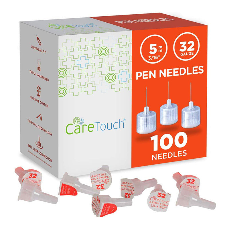 Care Touch Pen Needle 32G 3/16" - 5mm 100ct #CTPN32316