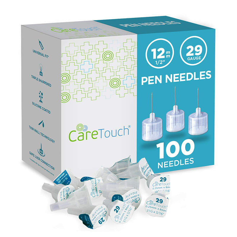 Care Touch Pen Needle 29 Gauge 1/2" 12.7mm 100ct #CTPN2912