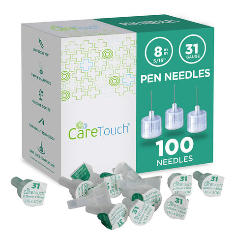 Care Touch Pen Needle 31G 5/16" - 8mm 100ct #CTPN31516