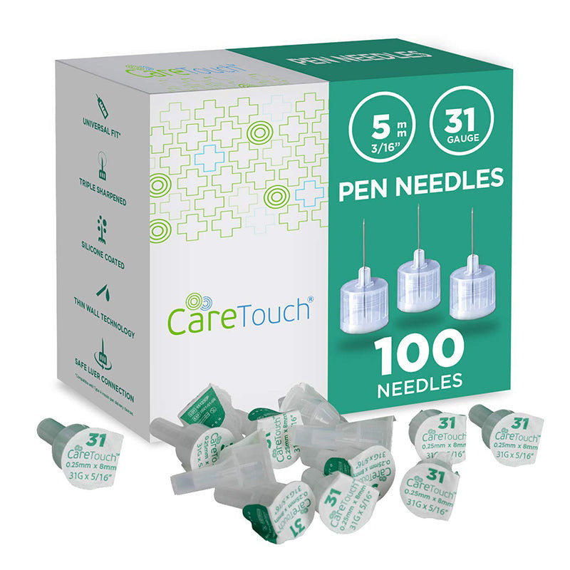 Care Touch Pen Needle 31G 3/16" - 5mm 100ct #CTPN31316