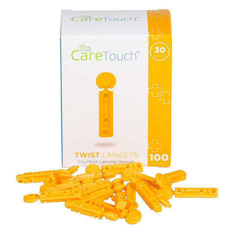 Care Touch Twist Top Lancets 30 Gauge 100ct #CTLAN10030