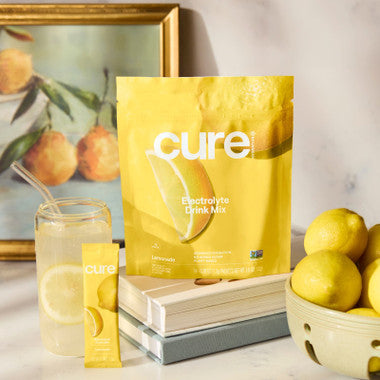 Cure Lemon Hydrating Electrolyte Drink Mix 14 ct