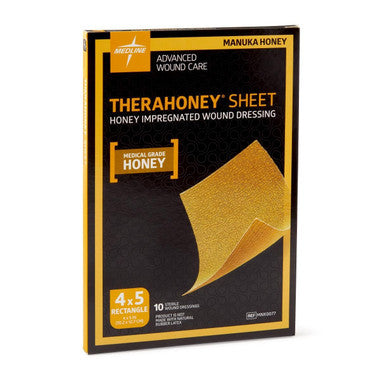 Medline TheraHoney Honey Sheet Dressing – 4" x 5",  MNK0077