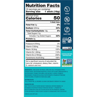 Liquid I.V. mix with essential electrolytes and B vitamins