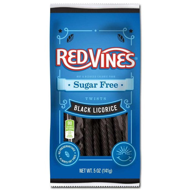 Red Vines Sugar Free Black Licorice Twists