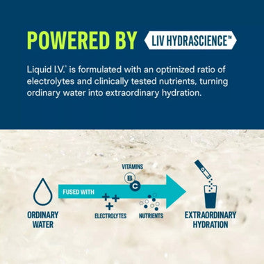 Box of Liquid I.V. Hydration Multiplier powder with 3x electrolytes