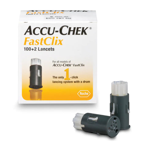 Accu-Chek FastClix Lancets 102 Ct [2 pack] For Glucose Care