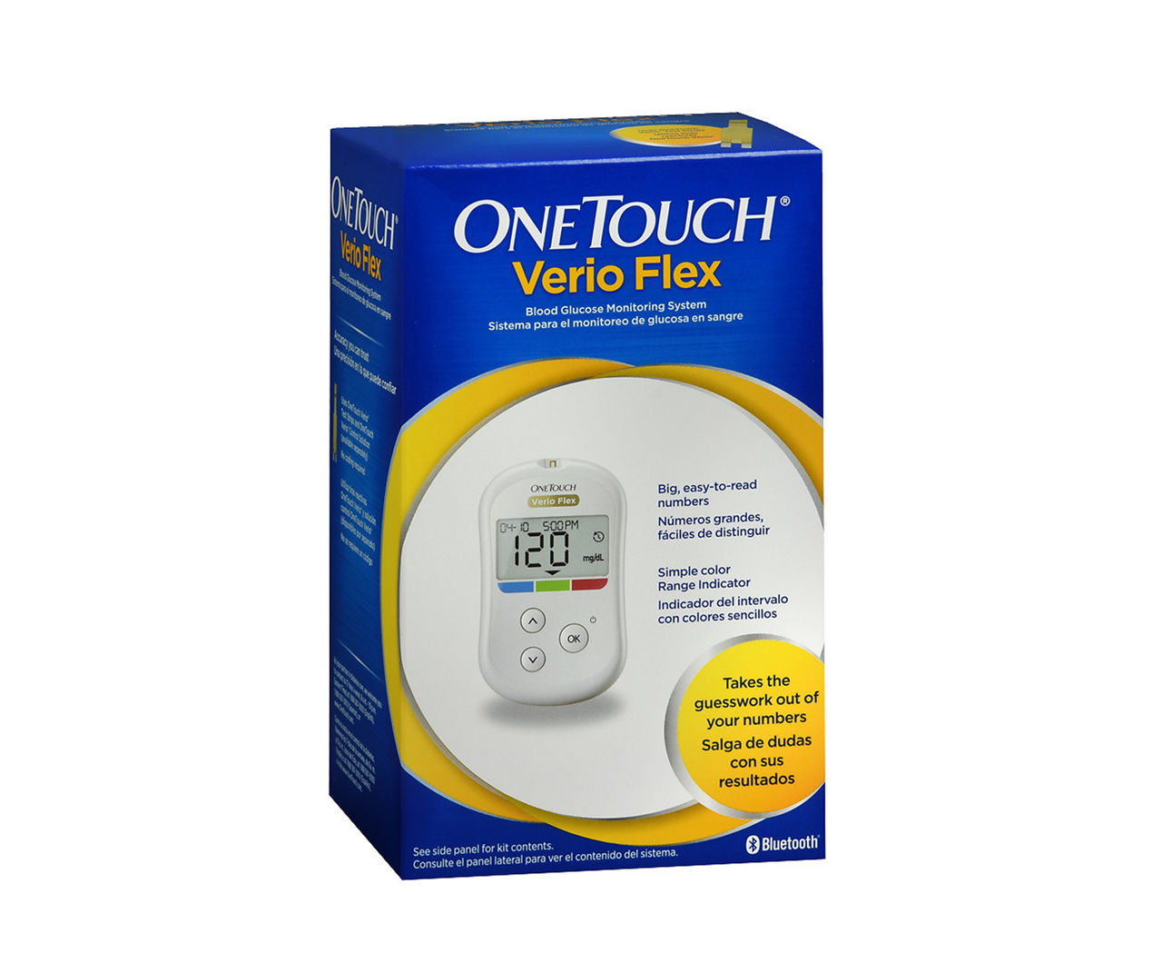 OneTouch Verio Flex Glucose Meter Kit For GLucose Care