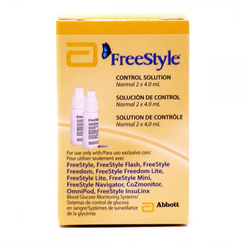 ABBOTT FreeStyle Control Solution [2 pack] For GLucose Care