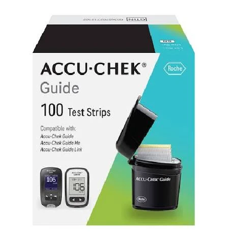 Accu-Chek Guide 100 Test Strips For Glucose Care