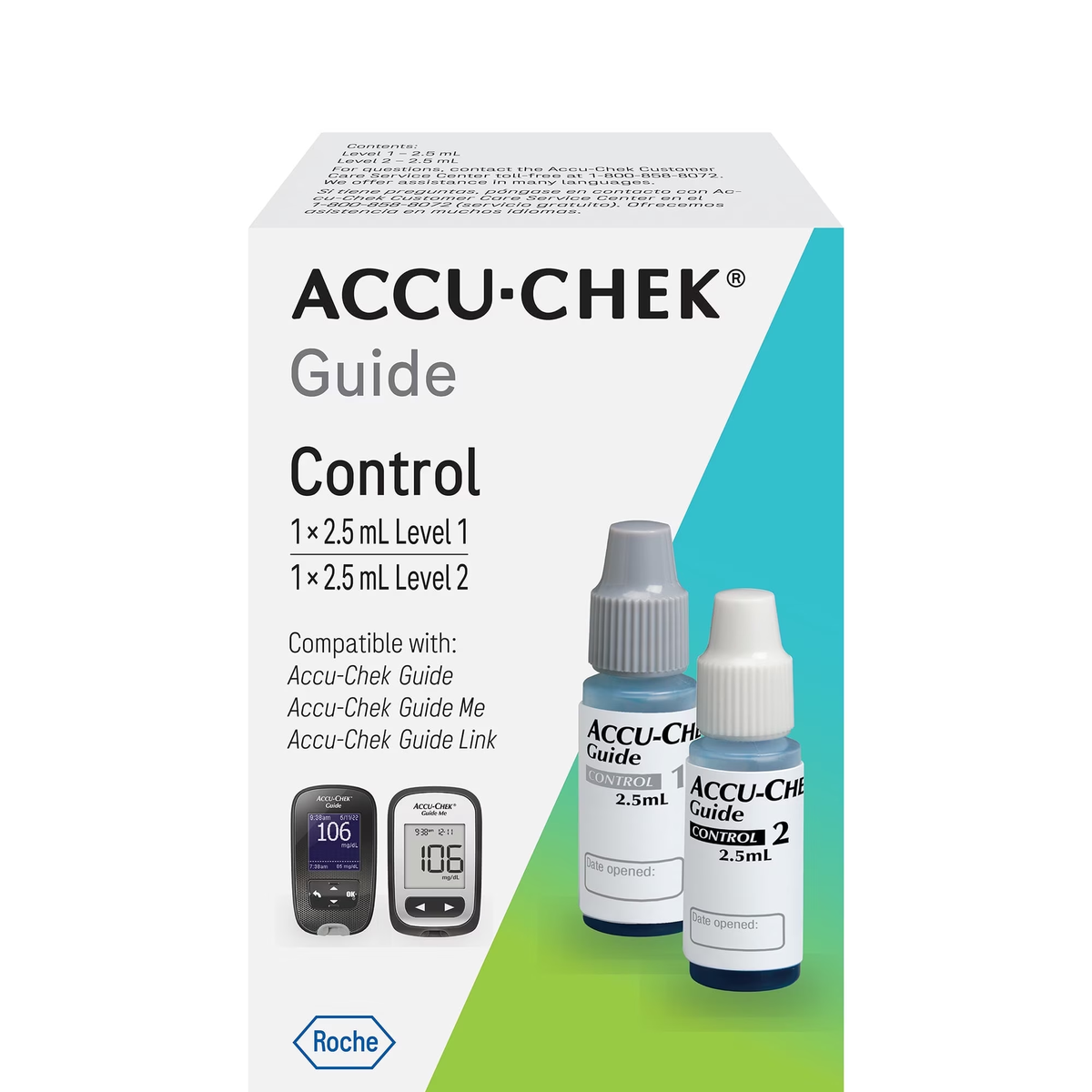 Accu-Chek Guide Blood Glucose Control Solution [ Level 1 & Level 2 ]