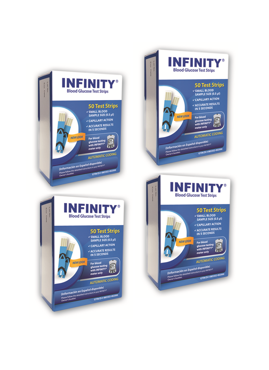 Infinity 200 Test Strips  For GLucose Care