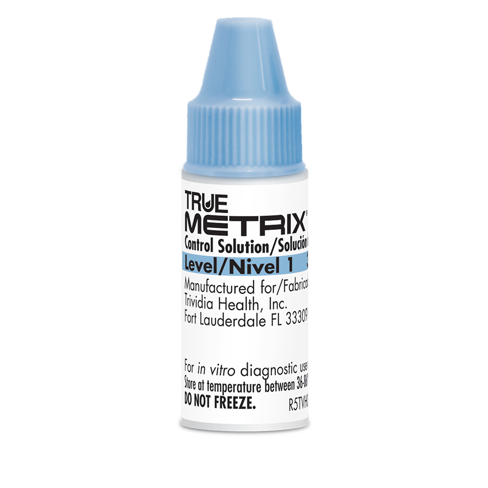 TRUE Metrix Control Solution  - LOW - Level 1 For GLucose Care