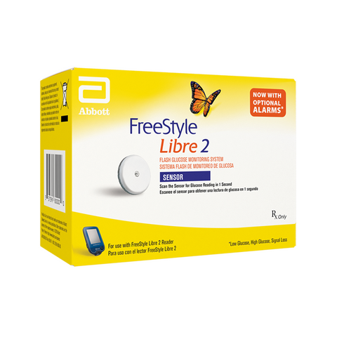 FreeStyle Libre 2 Reader with Sensor Starter Kit for Continuous Glucose Monitoring