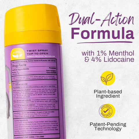 TIDL Evening Therapy Spray with Lavender - Nighttime Muscle Recovery & Relaxation Aid | 3