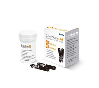 Caresens N Feliz Glucose Meter with 50 Test Strips