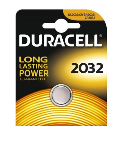 Duracell CR 2032 Lithium Battery 3 Volt 2-Pack