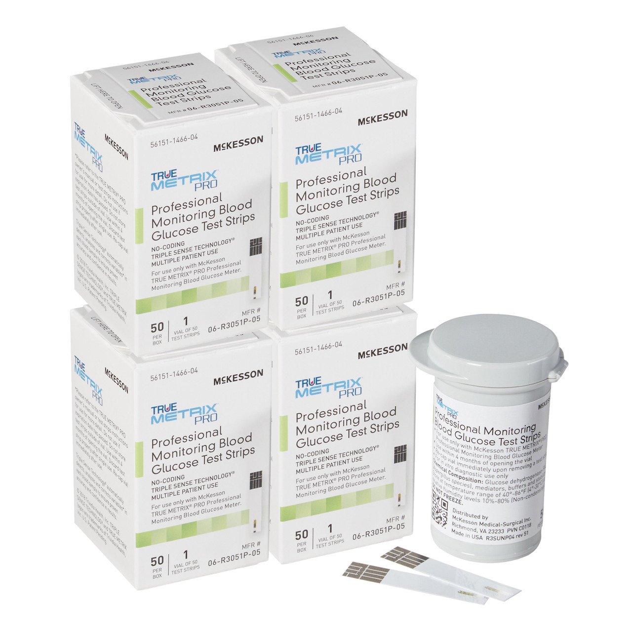 TRUE Metrix Pro Blood Glucose 200 Test Strips by Trividia Health available at Diabetic Pro