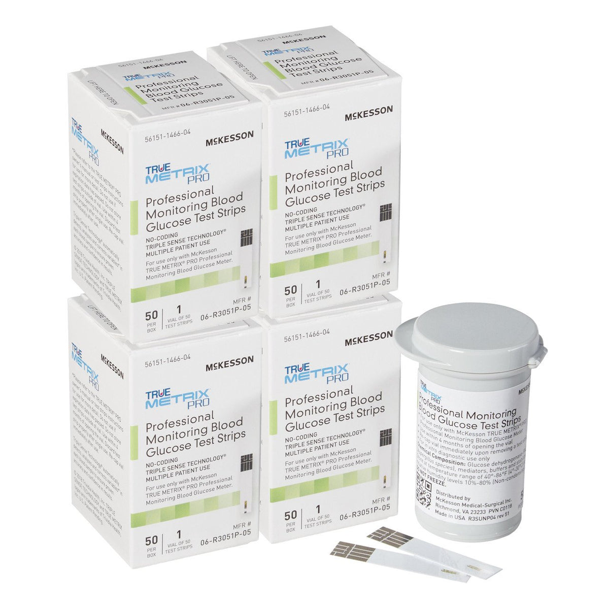 TRUE Metrix Pro Blood Glucose 200 Test Strips by Trividia Health available at Diabetic Pro
