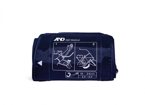 A & D Cuff Blood Pressure Monitor With AC Adaptor 6.3" - 9.4" Small Cuff