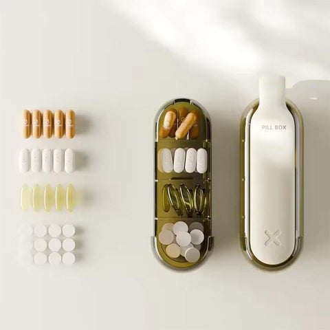 Overt 2 in 1 Portable Pill Remover with Medicine / Pills Assistance Tool