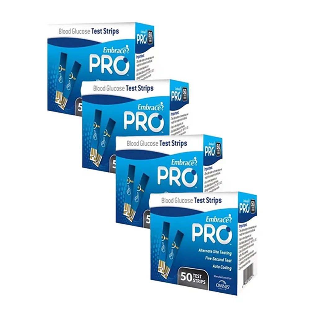 Omnis Health Embrace PRO Blood Glucose Test Strips 200ct by Omnis Health available at Diabetic Pro