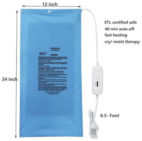 Ultilet King Size Moist AND Dry Heating Pad, shoulder Neck, Back, Spine or Legs
