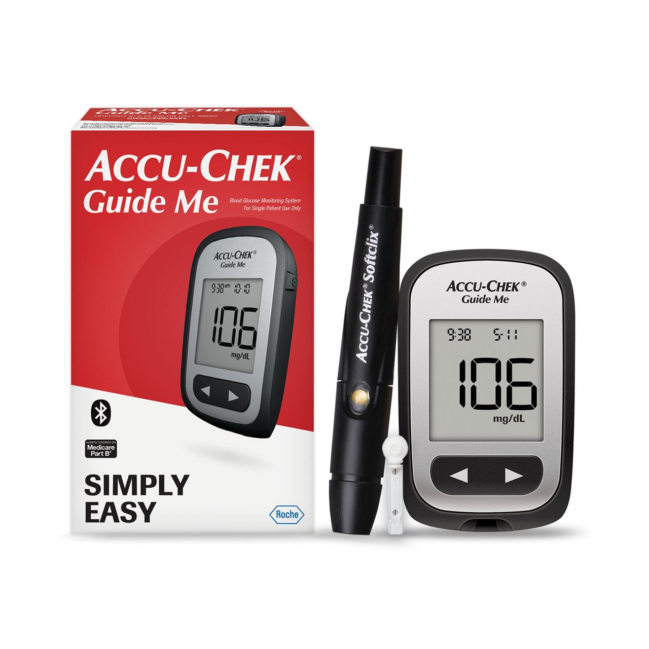 Accu-Chek Guide Me Blood Glucose Monitor by Accu Chek / Roche Diagnostics available at Diabetic Pro