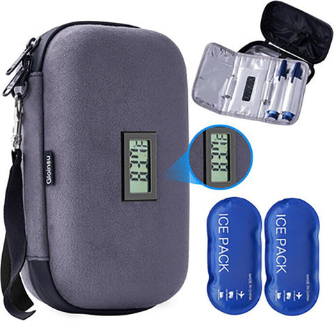 Overt Glucose Insulin Hard Cooler with Digital Temperature Display