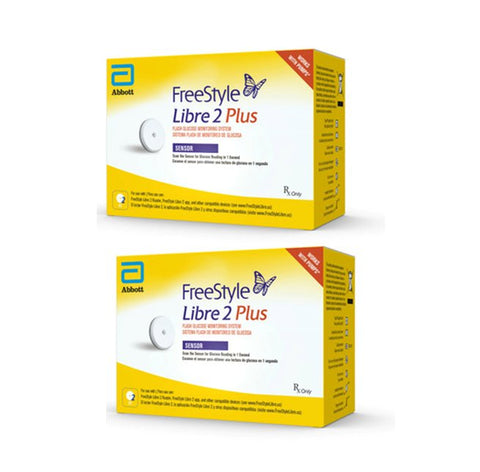 FreeStyle Libre 2 Plus CGM Sensors Works with Insulin Pumps** [ 2 Pack ] by Abbott Diabetes Care available at Diabetic Pro