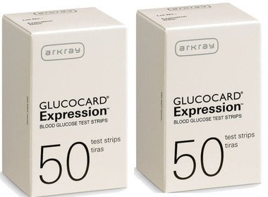 Arkray Glucocard Expression Meter with Expression 100 Test Strips