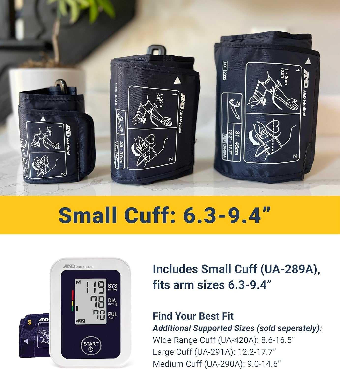 A&D Medical has supplies included with your purchase