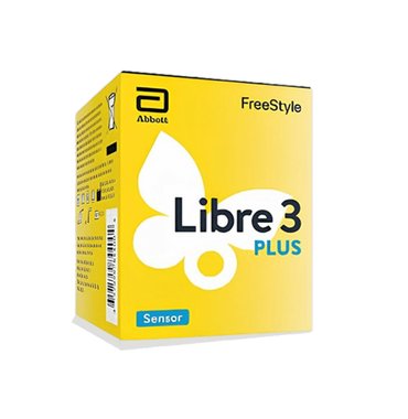 FreeStyle Libre 3 PLUS Sensors for Continuous Glucose Monitoring { 2 Pack ]