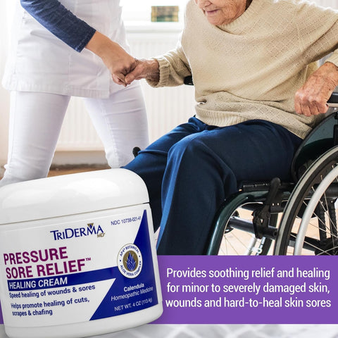 Triderma Pressure Sore Relief Healing Cream, 4 oz