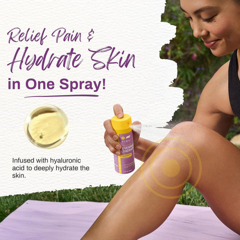 TIDL Evening Therapy Spray with Lavender - Nighttime Muscle Recovery & Relaxation Aid | 3