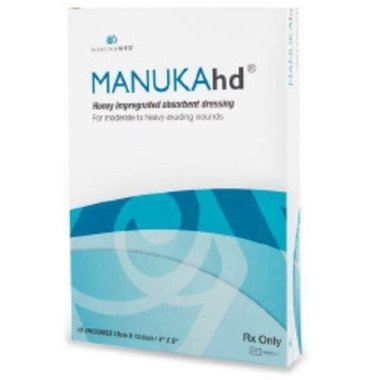 Manukamed MANUKAhd  Honey-Infused Dressing  Advanced Healing for Complex Wounds  2 X 2 MMDMM0013