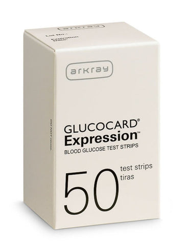 Arkray Glucocard Expression Meter with Expression 50 Test Strips