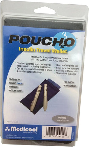 POUCHO DIABETIC WALLET SINGLE PEN - Blue
