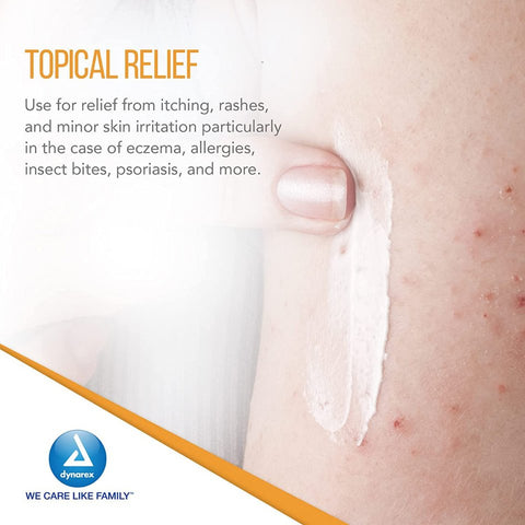 Dynarex 1% Hydrocortisone Cream, 8/9g Box of 144 Package