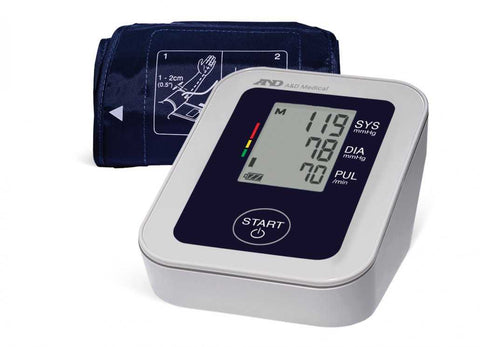 A & D Cuff Blood Pressure Monitor With AC Adaptor 6.3" - 9.4" Small Cuff