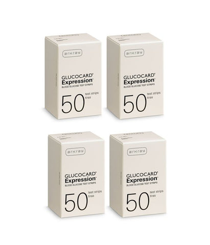 Arkray Glucocard Expression Meter with Expression 200 Test Strips