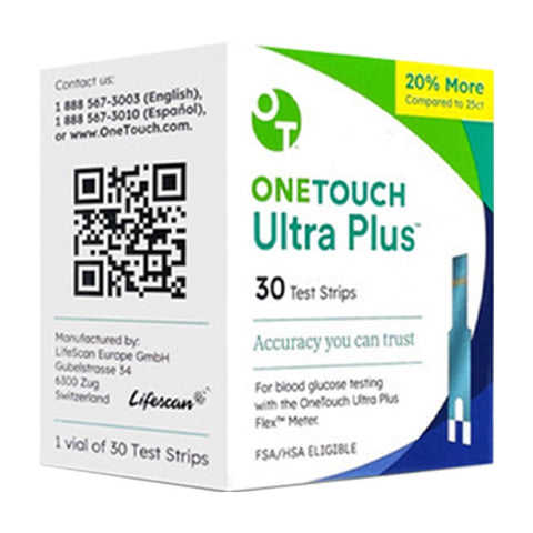 OneTouch Ultra Plus Flex Diabetes Testing System with 30 Test strips