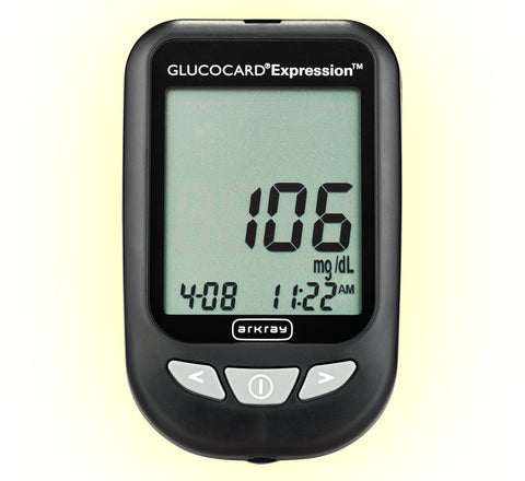 Arkray Glucocard Expression Talking Blood Glucose Meter Kit