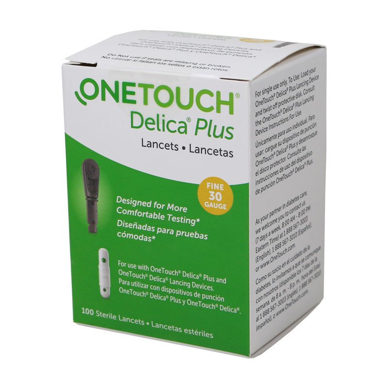 OneTouch Delica Plus 30 Gauge Lancets - 200 Lancets