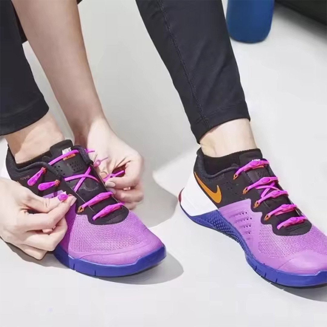 Overt lock & go Quick Shoelace for easy wear Black !2 Straps by Diabetic Pro available at Diabetic Pro